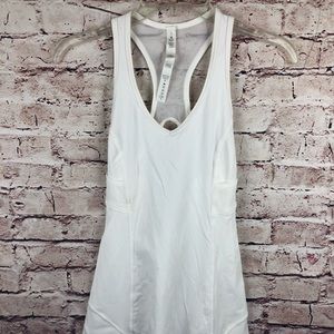 Lululemon white yoga tennis dress size 2